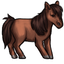 Liver Chestnut Mini Pony