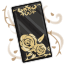 Gilded Bookmark of Thorns and Roses