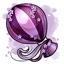 Lilac Hot Hair Balloon