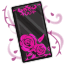Punk Bookmark of Thorns and Roses