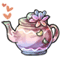 Pastel Petal Teapot