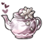 Milky Petal Teapot