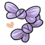 Ultra Flirty Lilac Shoe Bows