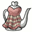 Sweet Creme Teapot Dress