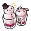Strawberry Snowlady Heels