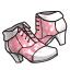 Pink Folded Booties