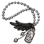 Onyx Winged Vial of Pearls
