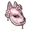 Florescent Kitsune Mask