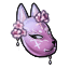 Lilac Kitsune Mask