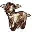 Chocolate Mischievous Goat Tuft