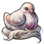 Chrome Chubby Bird Fluff