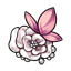 Elegant Pearled Flower Garland