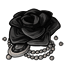 Bejeweled Mourning Rose