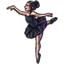 Dark Side Ballerina Bun