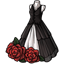 Somber Bridal Gown