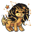 Golden Star Unicorn Mane