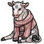 Udderly Moovelous Pink Sweater