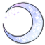 Opal Crescent Moon