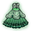 Emerald Encrusted Evening Gown