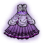 Amethyst Encrusted Evening Gown