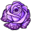Lavender Imprinted Rose of True Love