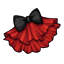Cherry Inspired Frilled Fabric