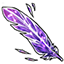 Galactic Crystalized Feather