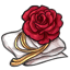 Regal Rose Drape