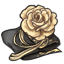 Gilded Rose Drape