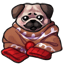 Gingerbread Pugly Pullover