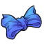 Faded Blue Cute Little Bow