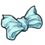 Aqua Cute Little Bow