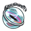 Aqua Galaxy Eye Charm