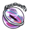 Lavender Galaxy Eye Charm