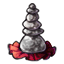 Lovely Rock Tower Fabric