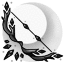 Darkness Moonlight Crystal Bow