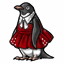 Valentines Studded Penguin Dress