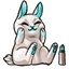 Cyan Cutesy Bunny Lipstick