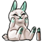 Mint Cutesy Bunny Lipstick