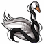 Licorice Swan Tresses