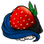 Midnight Cloth Wrapped Strawberry