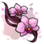 Glazed Orchid Strands