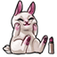 Strawberry Cutesy Bunny Lipstick