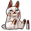 Sweet Cutesy Bunny Lipstick