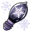 Snowflake Light Bulb