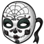 Nightmare Sugar Skull Mask