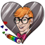 Rainbow Befreckled Heartthrob Portrait
