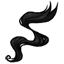 Elegant Black Curls