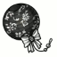 Ornate Grayscale Lantern