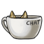 Beloved Chat Latte Teacup